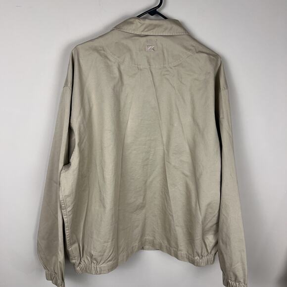 Cutter & Buck Men’s Khaki Tan Jacket Size X-Large Yuengling 100 % Cotton - Picture 8 of 10
